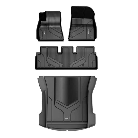Fit for 2017-2020 Tesla Model 3 Floor Mats TPE Material Floor Mats or Cargo Mat or Trunk Well Mat