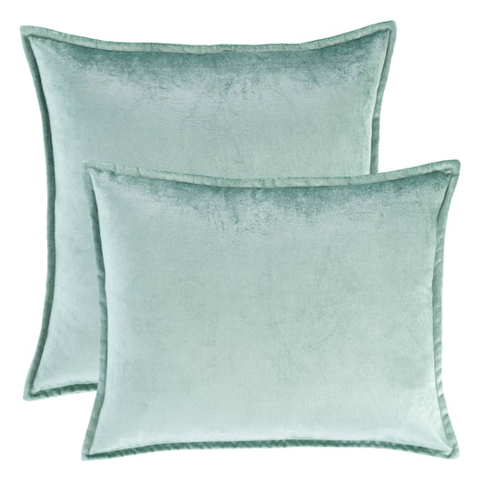 Panne Velvet Decorative Pillow Cover | Ice
