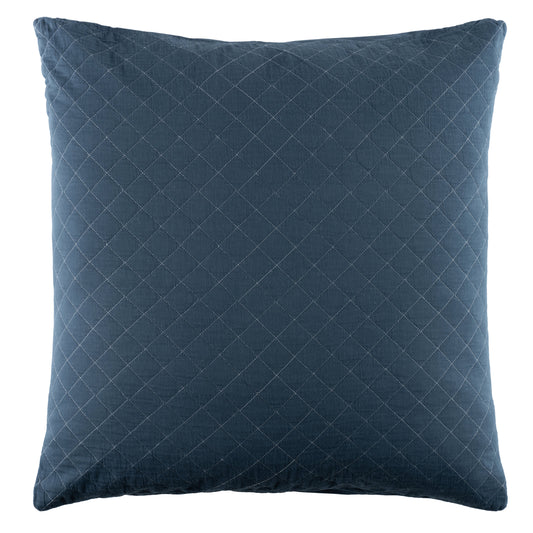 Amity Quilted Sham | Navy