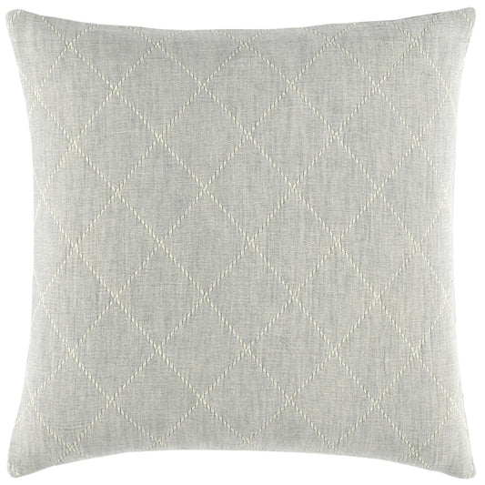 Tilden Matelasse Sham | Natural/Grey