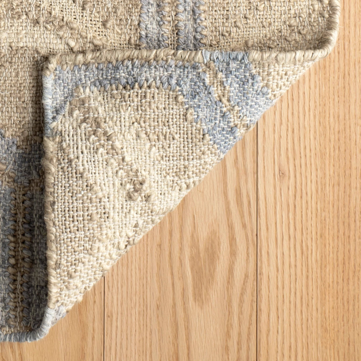 Tala Handwoven Jute Rug | Blue