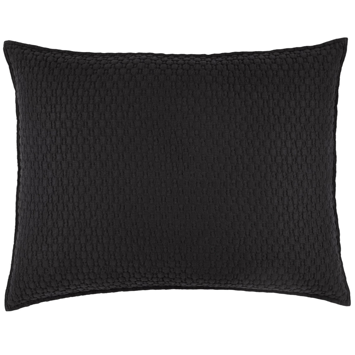 Lodi Matelasse Sham | Black