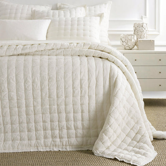Lush Linen Puff | Ivory