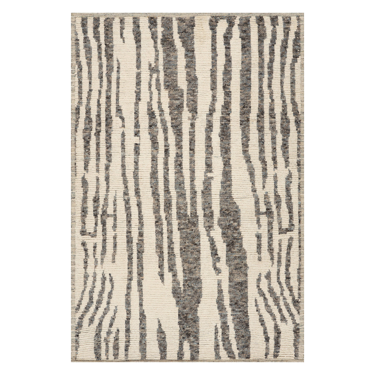 Zarina Modern Animal Print Rug | Dark Grey