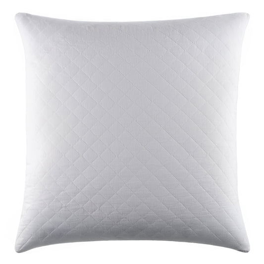Amity Quilted Sham | White