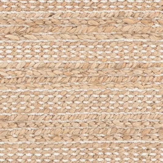 Simba Handwoven Jute Rug Swatch | Ivory