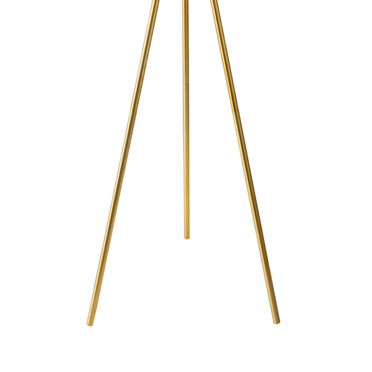 66-inch Simple Metal Tripod Floor Lamp | Gold