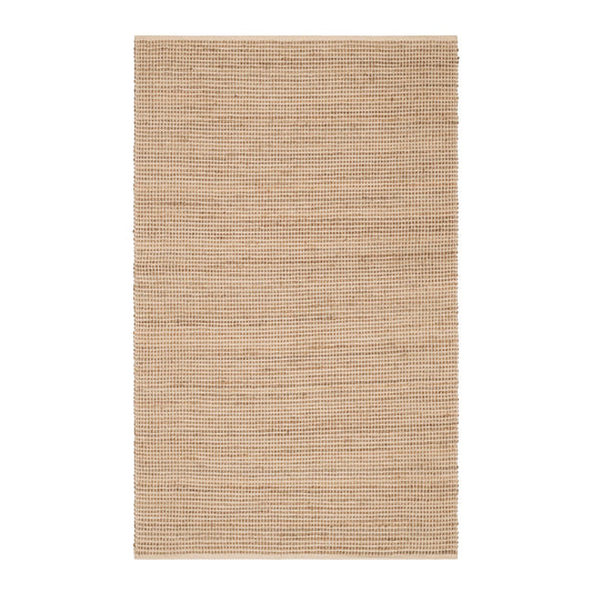 Gravel Handwoven Jute Rug | Ivory/Natural