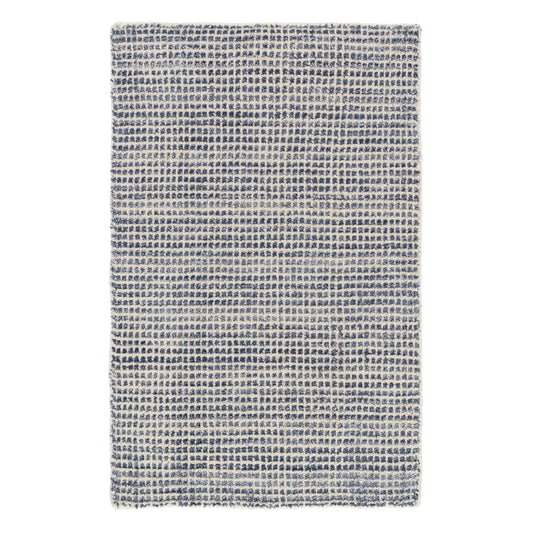 Homer Hand Loom Knotted Wool/Viscose Rug | Blue