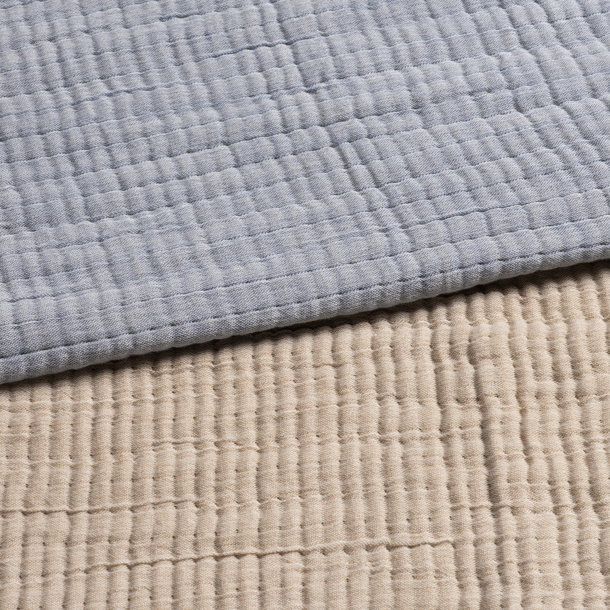 Crinkle Gauze Blanket | Denim