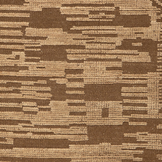 Jex Abstract Bohemian Rug Swatch | Brown