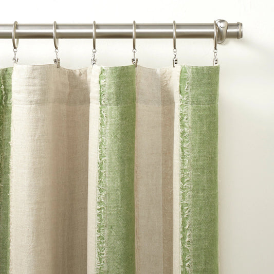 Moon Hills Linen Curtain Panel | Olive