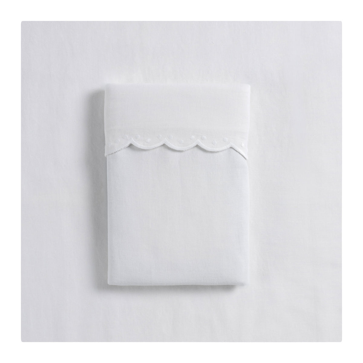 Airlie Embroidered Sheet Set | White