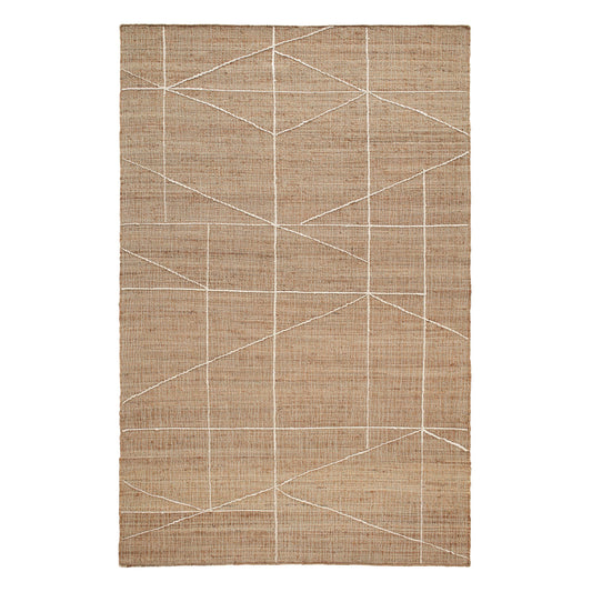 Judson Handwoven Jute Rug | Natural/Ivory