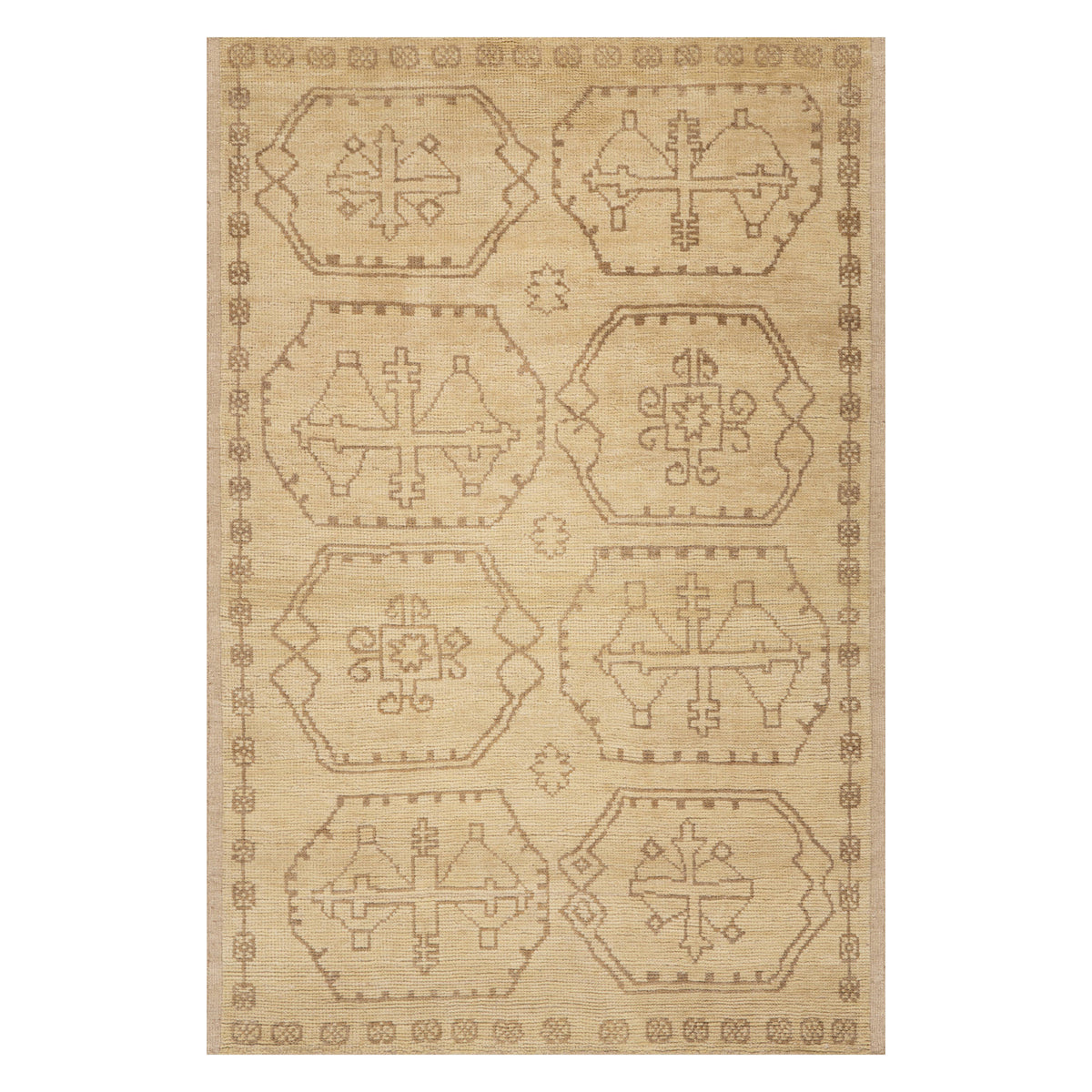 Yaria Traditional Vintage Rug | Beige