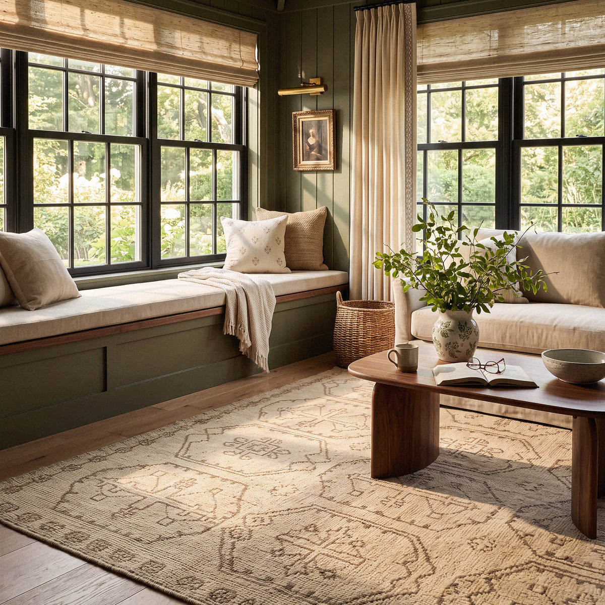 Yaria Traditional Vintage Rug | Beige
