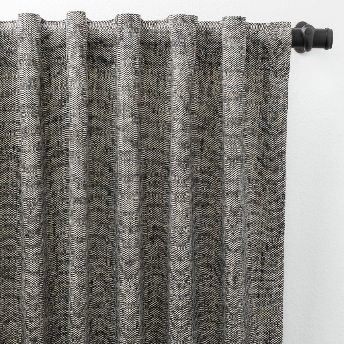 Greylock Curtain Panel | Black