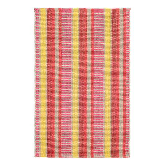 Always Greener Handwoven Indoor/Outdoor Rug | Red/Yellow