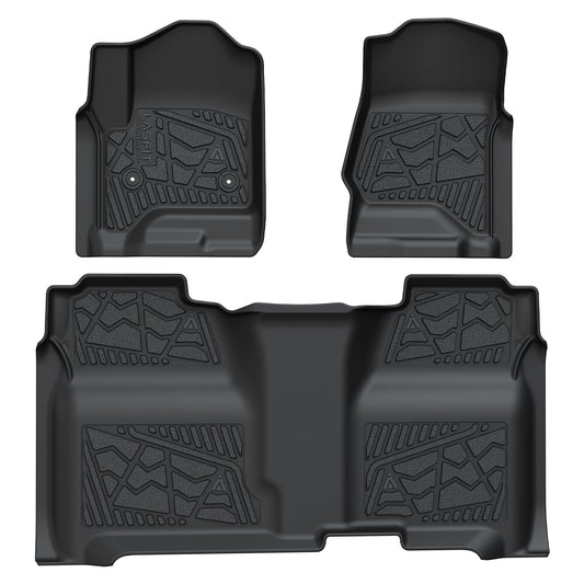 Fit for 2014-2018 Chevrolet Silverado 1500 Floor Mats, Fit Carpet Floor & Without 4*4 Shifter Only