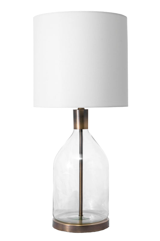 29-inch Yolanda Glass Table Lamp | Gold