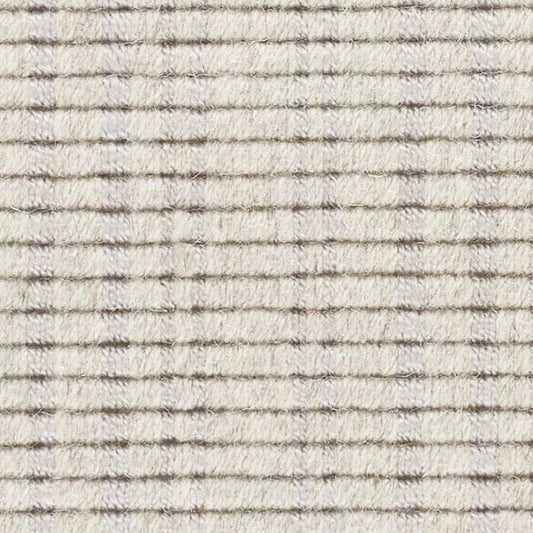 Warren Ticking Woven Wool Custom Rug Swatch | Silver