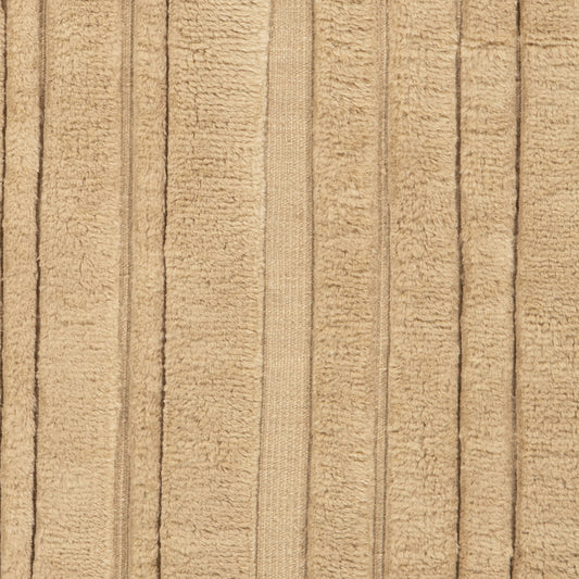 Slione Bohemian Striped Rug Swatch | Beige