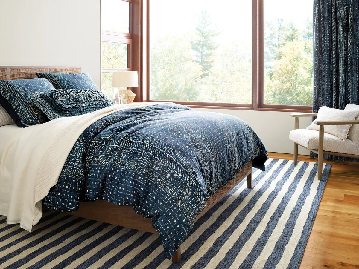 Kodi Batik Curtain Panel | Indigo