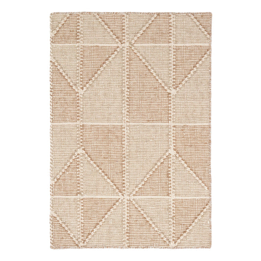 Ojai Hand Loom Knotted Cotton Rug | Wheat