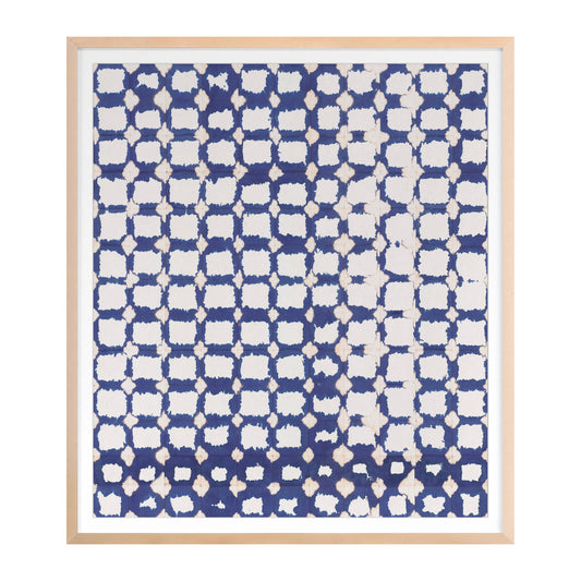 Painterly Blocks Wall Art | Blue