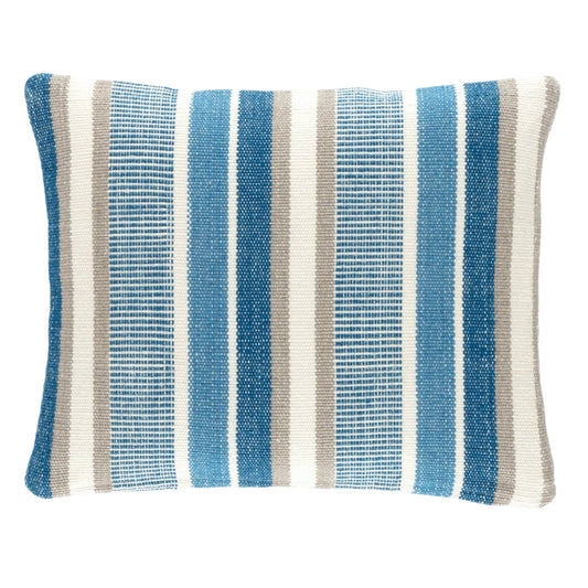 Always Greener Indoor/Outdoor Decorative Pillow Cover | Navy/French Blue