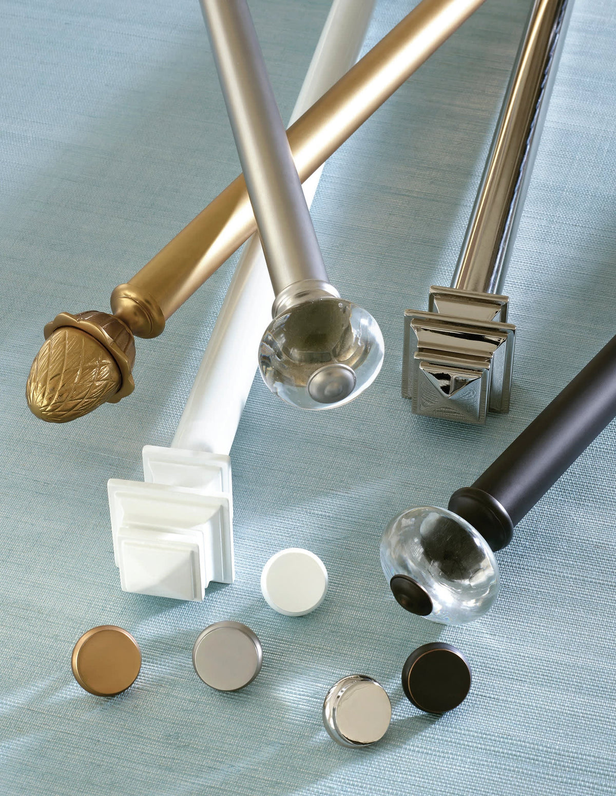 End Cap Finials | White