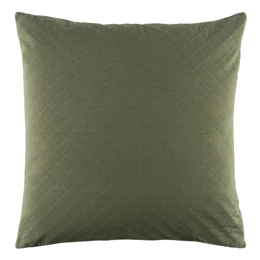 Amity Quilted Sham | Olive