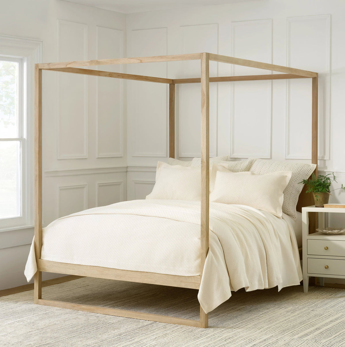 Interlaken Matelasse Sham | Ivory