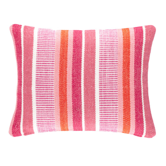 Always Greener Indoor/Outdoor Decorative Pillow Cover | Pink/Orange