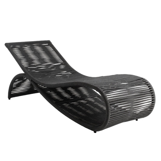 Crest Outdoor Chaise | Grey