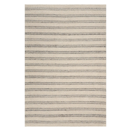 Venit Modern Striped Farmhouse Rug | Beige