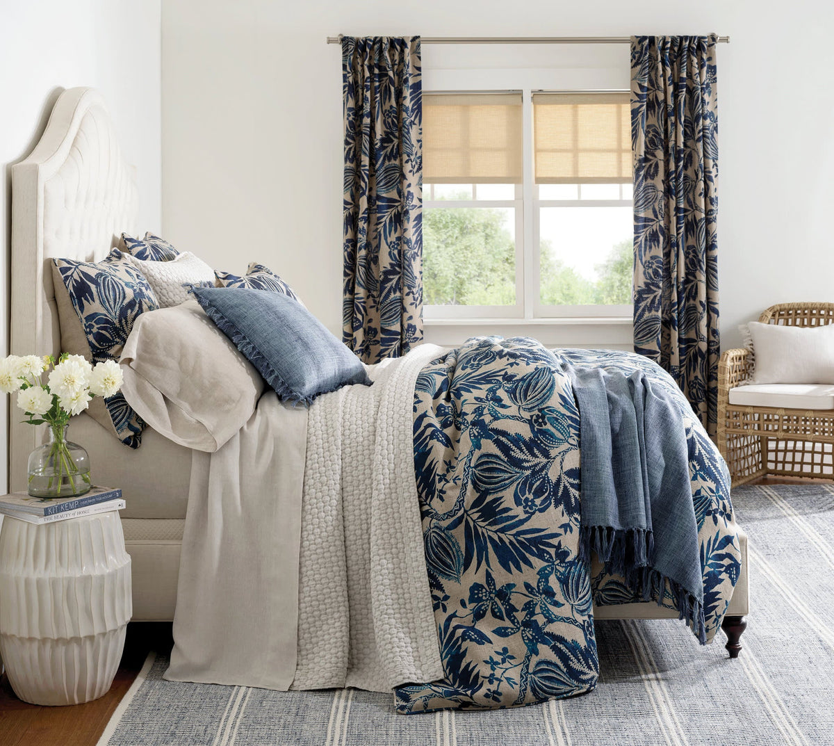Antigua Linen sham | Blue