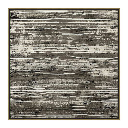 Striations Wall Art | Black