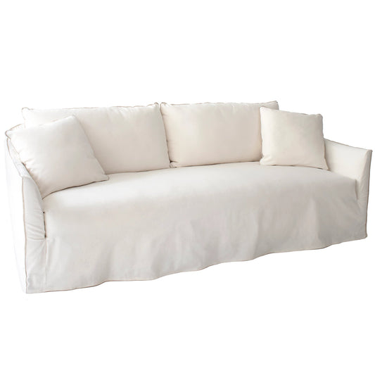 Bruna Slipcovered Sofa | White