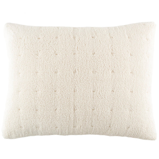 Marshmallow Fleece Puff Sham | Ivory