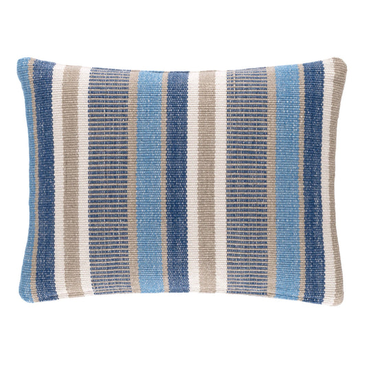 Always Greener Indoor/Outdoor Decorative Pillow Cover | Blue/Grey