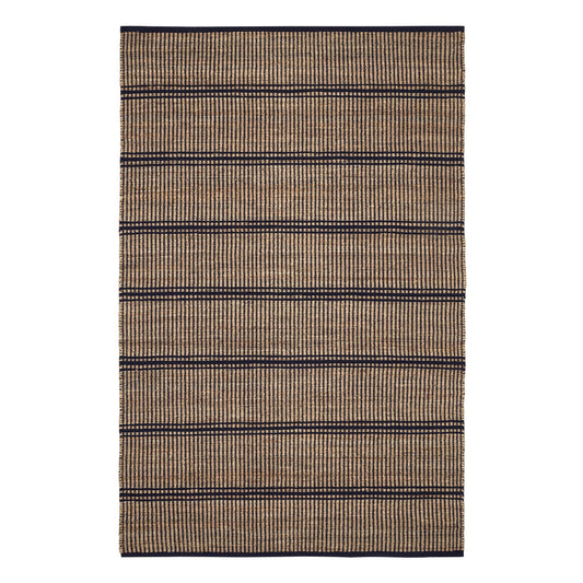 Arbor Handwoven Jute Rug | Navy