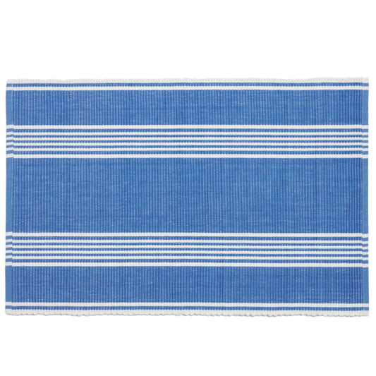 Bistro Stripe Placemat Set of 4 | French Blue