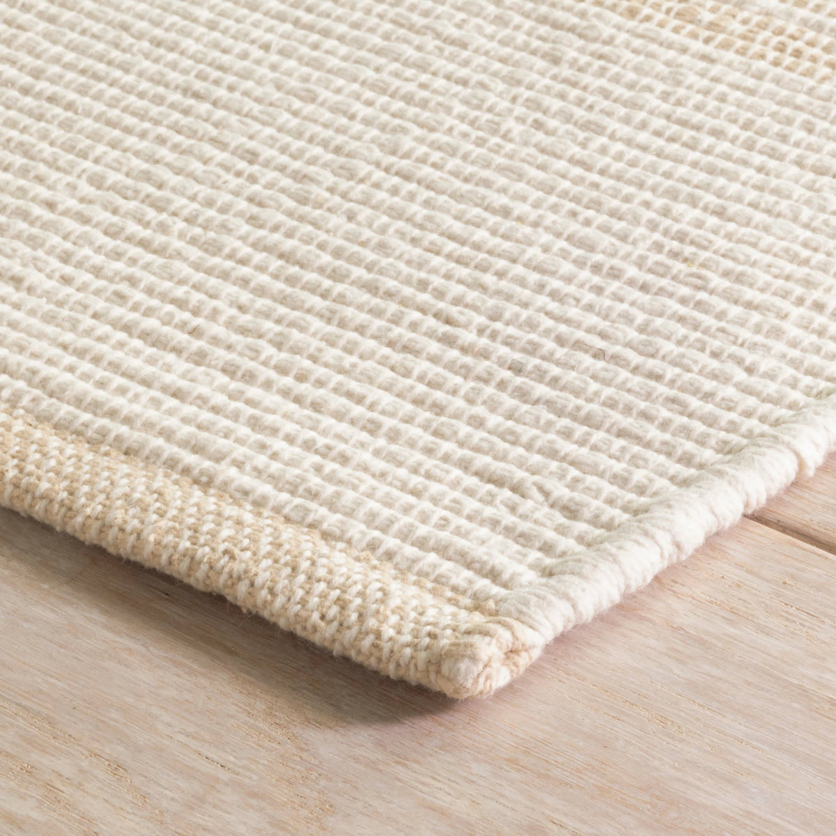 La Mirada Handwoven Cotton Rug | Wheat