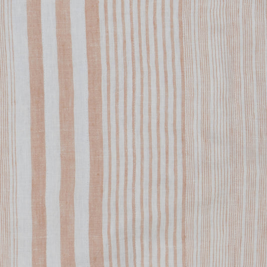 Carolina Stripe Quilt Swatch | Coral
