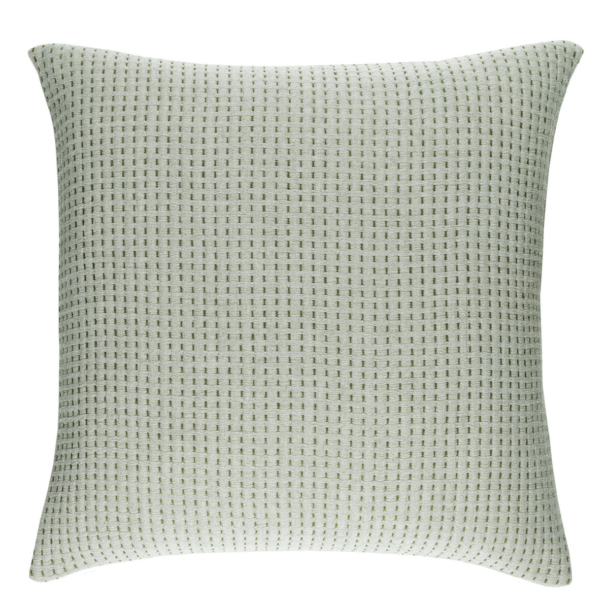 Pick Stitch Matelasse Sham | Evergreen