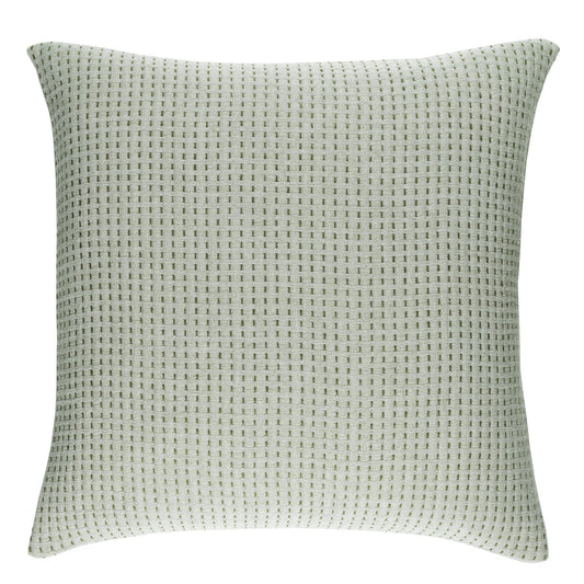 Pick Stitch Matelasse Sham | Evergreen