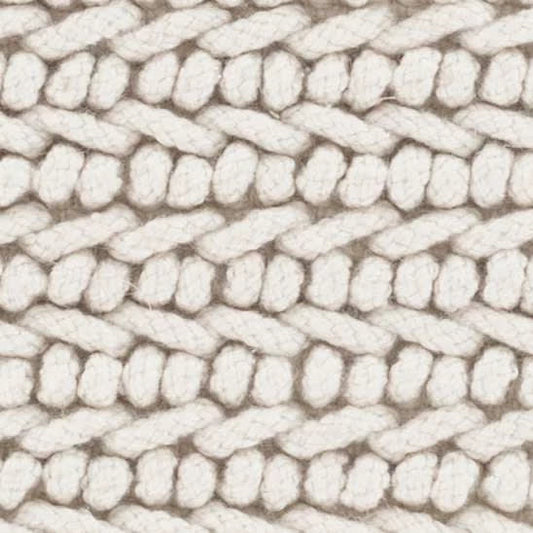 Veranda Handwoven Performance Rug Swatch | Ivory