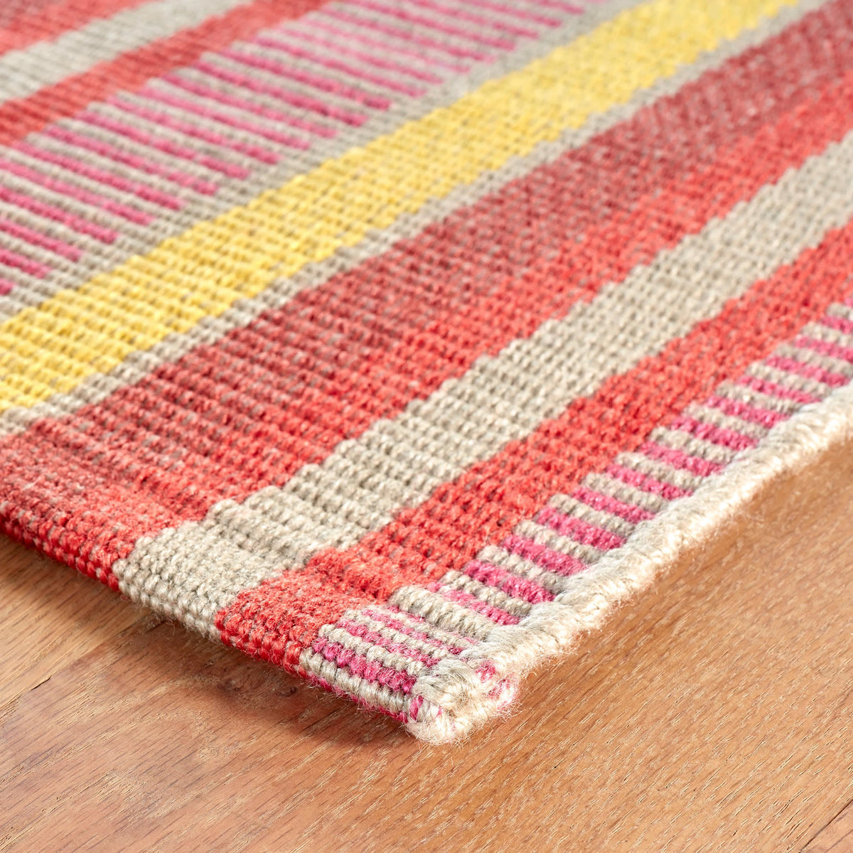Always Greener Handwoven Indoor/Outdoor Rug | Red/Yellow