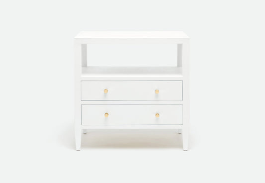 Jarin Double Nightstand | Designer White